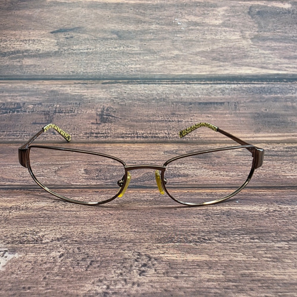 Coach Sophie S505 Mahogany Metal Eyeglass Frames 56 18 125 Designer Eyewear